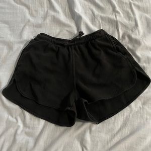 SOLD brandy melville black thermal shorts